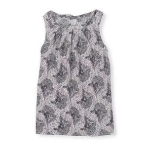 Boden Pleated Floral Blouse with Tie